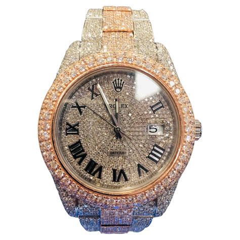 fake blinged out rolex|iced out rolex 36mm.